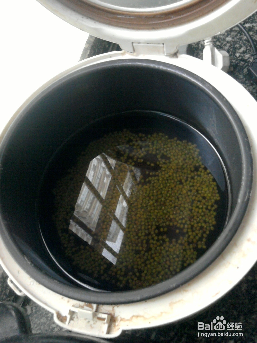 豆角菜、绿豆汤、吃饱喝好精神爽