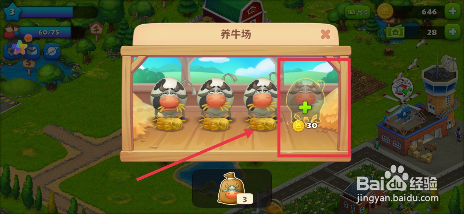 梦想城镇如何购买 牛