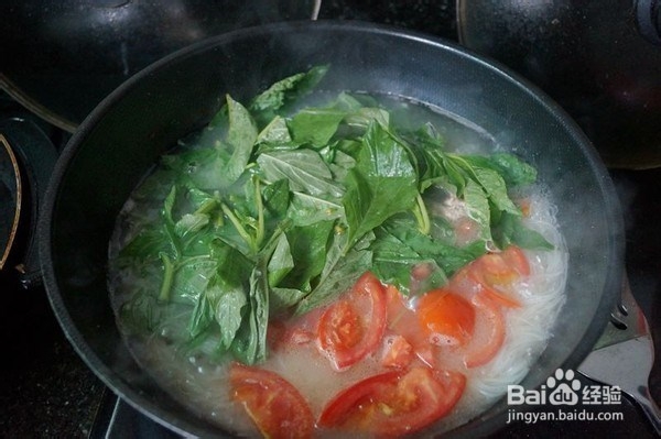 西红柿煎蛋骨汤面