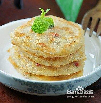 老少皆宜的营养早餐饼——鸡茸豆腐饼