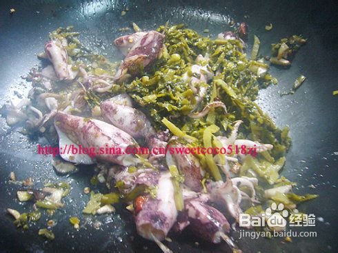 不是兔子的兔子--雪菜炒海兔子