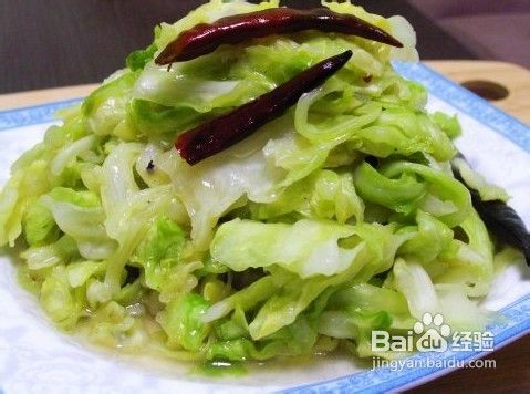 火爆牛心菜怎么做