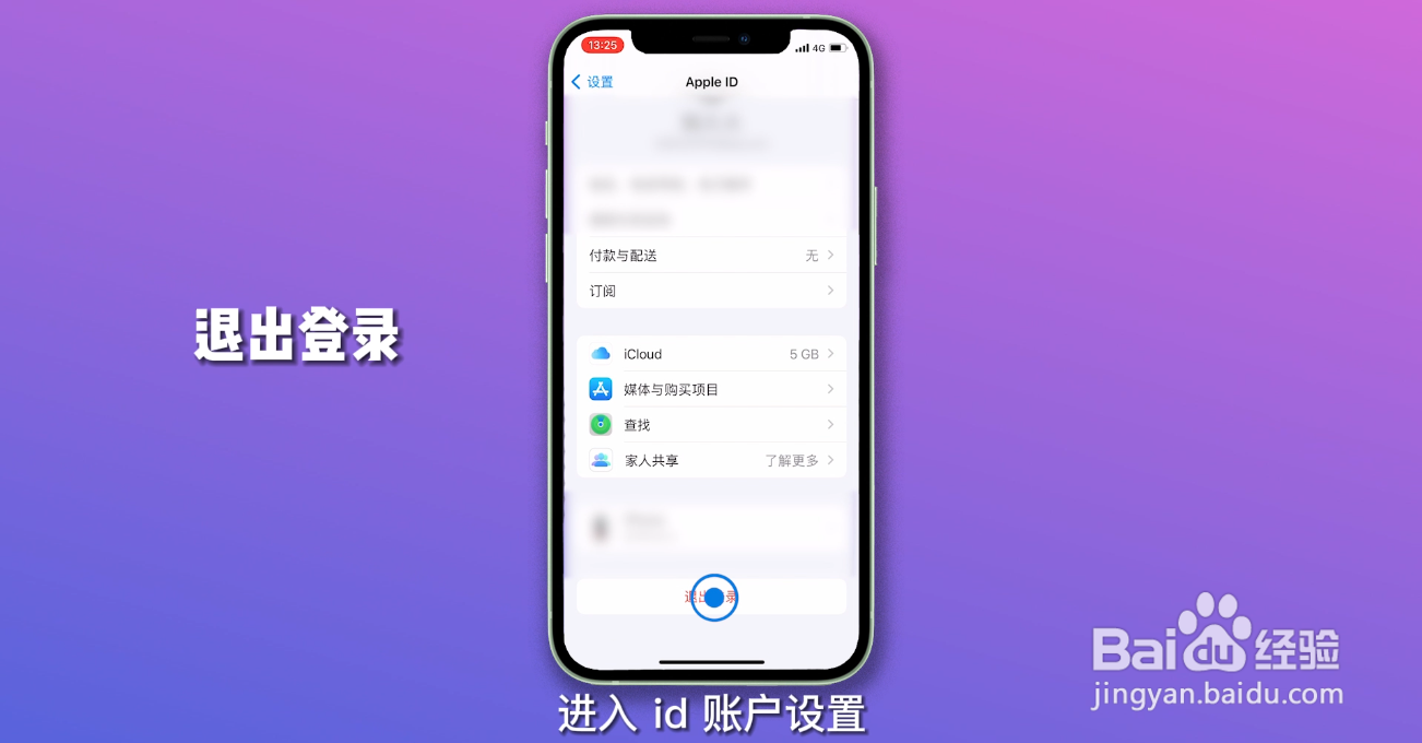 apple id无法退出登录