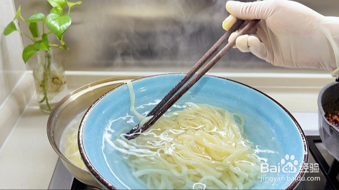 茄子打卤面的做法