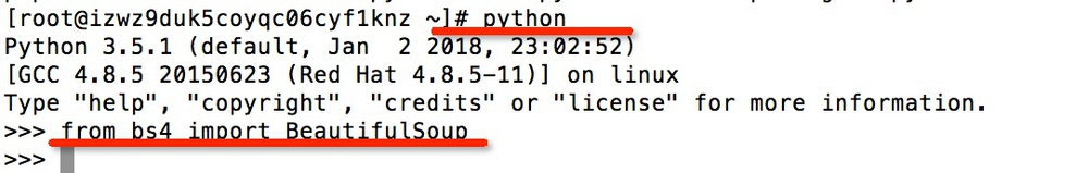 Linux 下安装python3 pip3 以及爬虫开发环境bs4