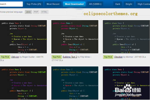 eclipse怎么设置背景颜色,如何设置主题