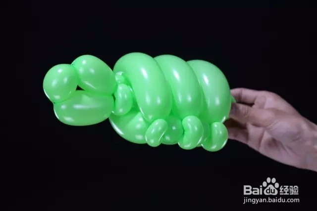 魔术长条气球教程(第19期)——乌龟