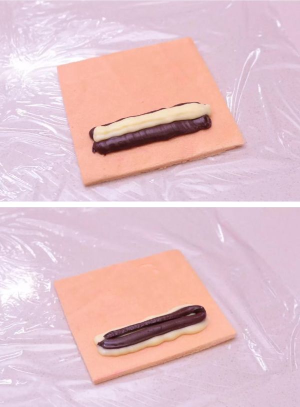 柠檬巧克力迷你蛋糕卷