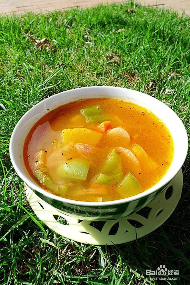 健脾开胃-南瓜泡菜汤