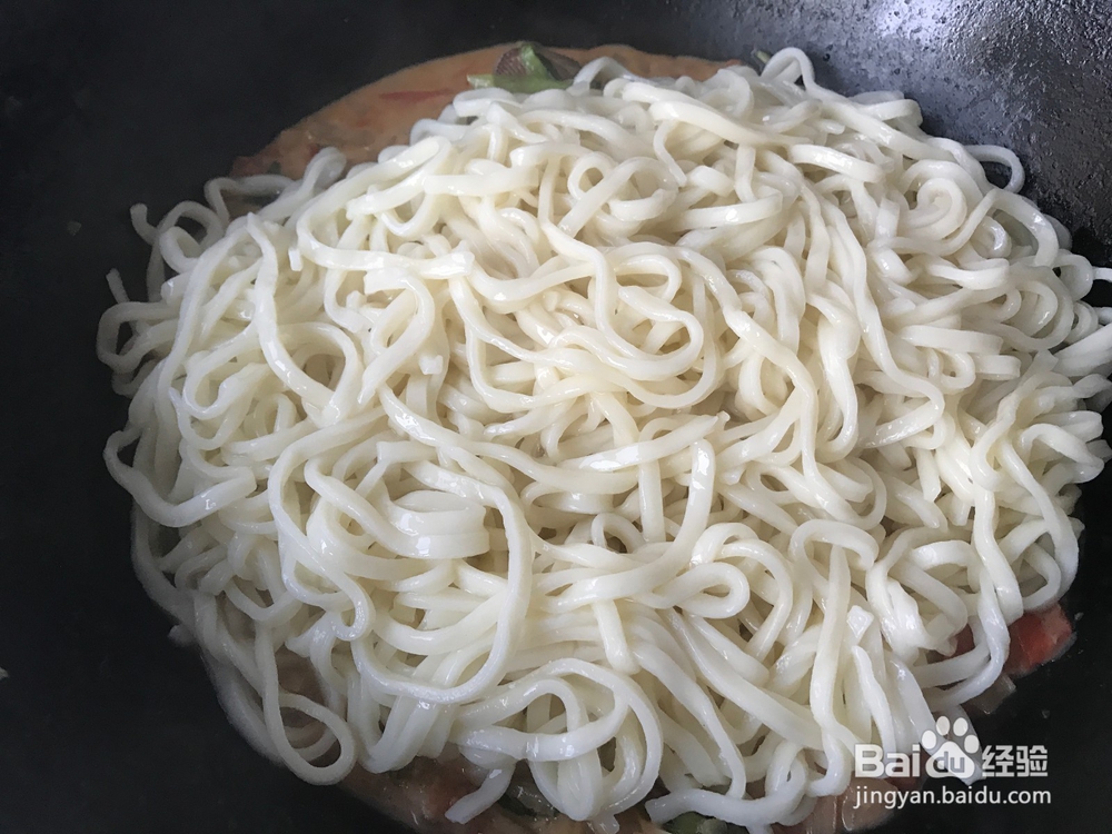美味的奶酪海鲜面的做法