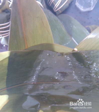 教你做咸蛋黄培根粽子