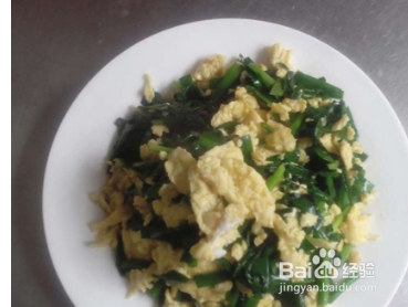 韭菜炒鸡蛋的做法