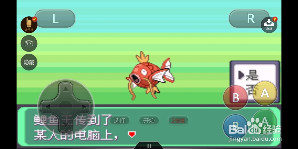 口袋妖怪究极绿宝石II怎样获得鲤鱼王