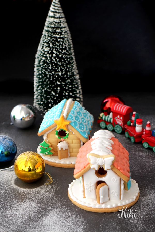 圣诞糖霜饼干屋