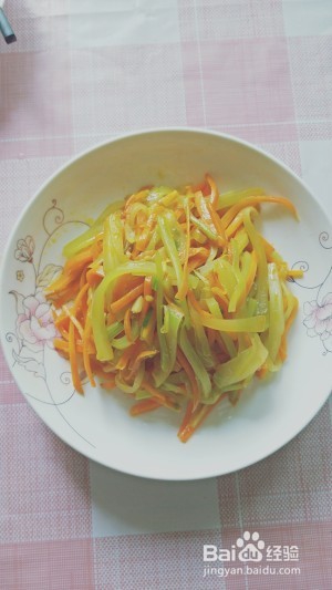 莴笋丝的制作方法