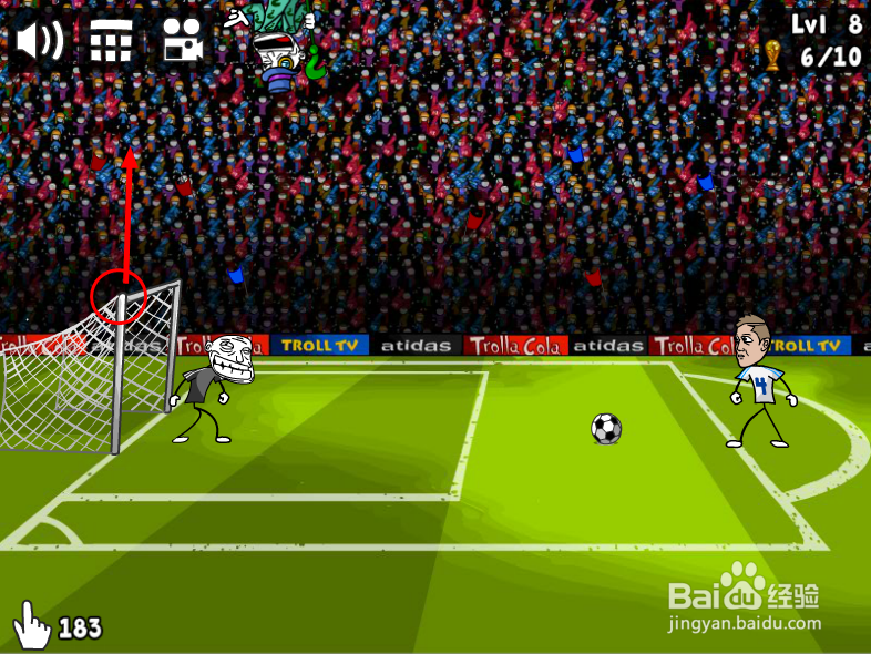“史上最贱小游戏之足球”攻略