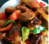 如何做茄子炒鸡肉