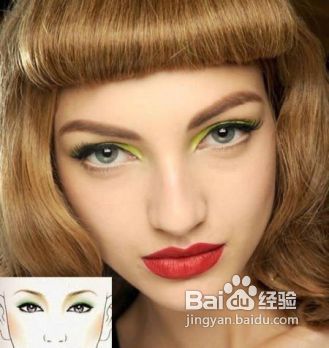 混搭眼妆的配色方法