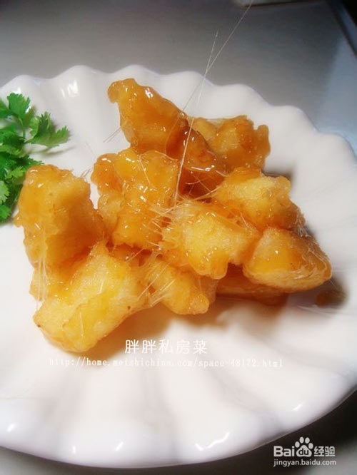 美食6500---拔丝苹果