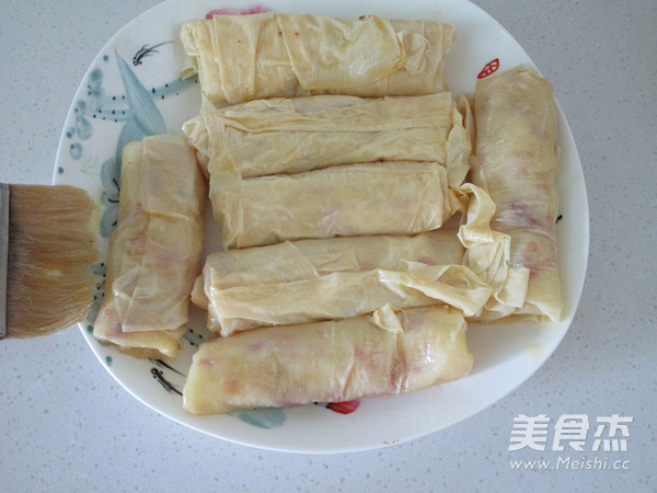 松仁土豆泥腐皮卷