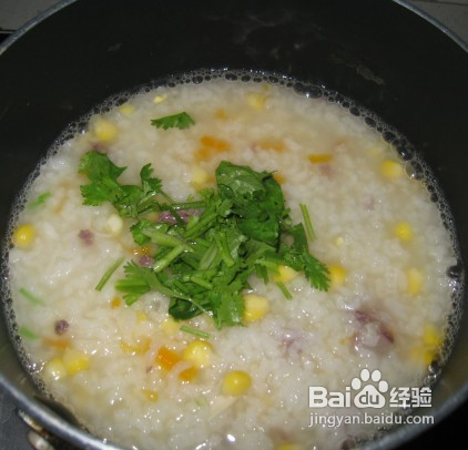 玉米牛肉粥做法