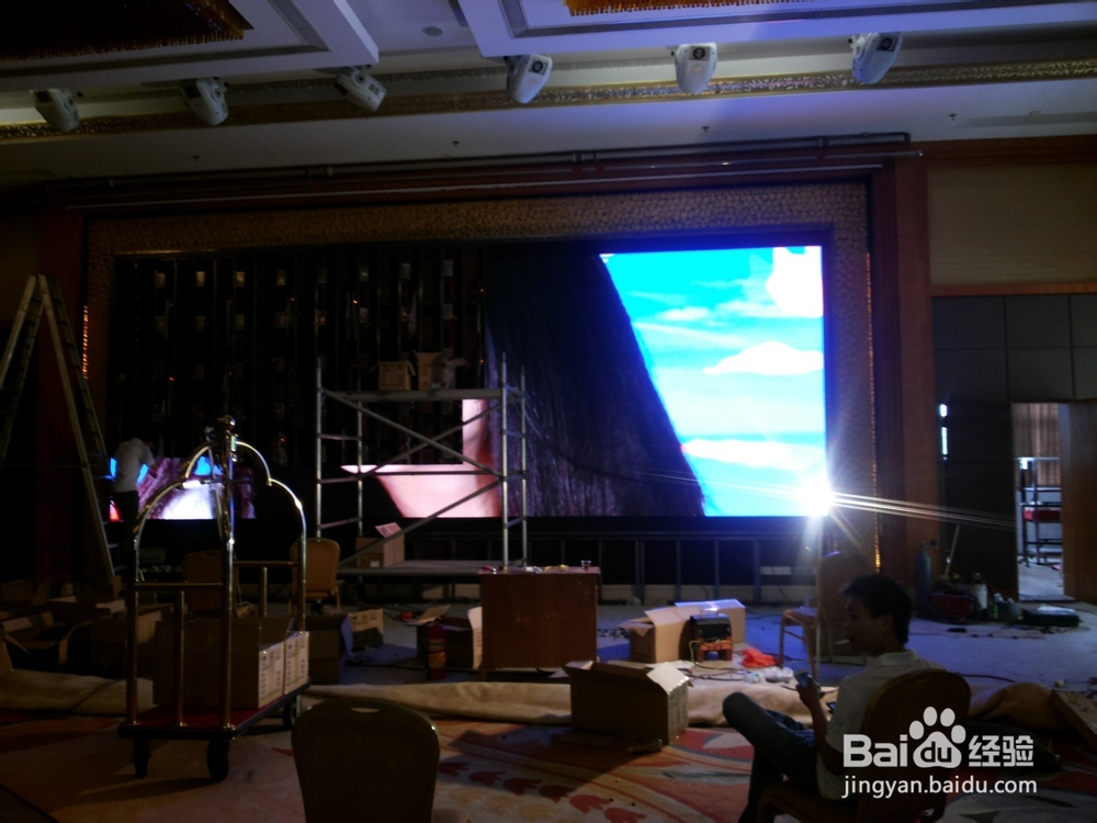 酒店宴会厅LED彩屏P3