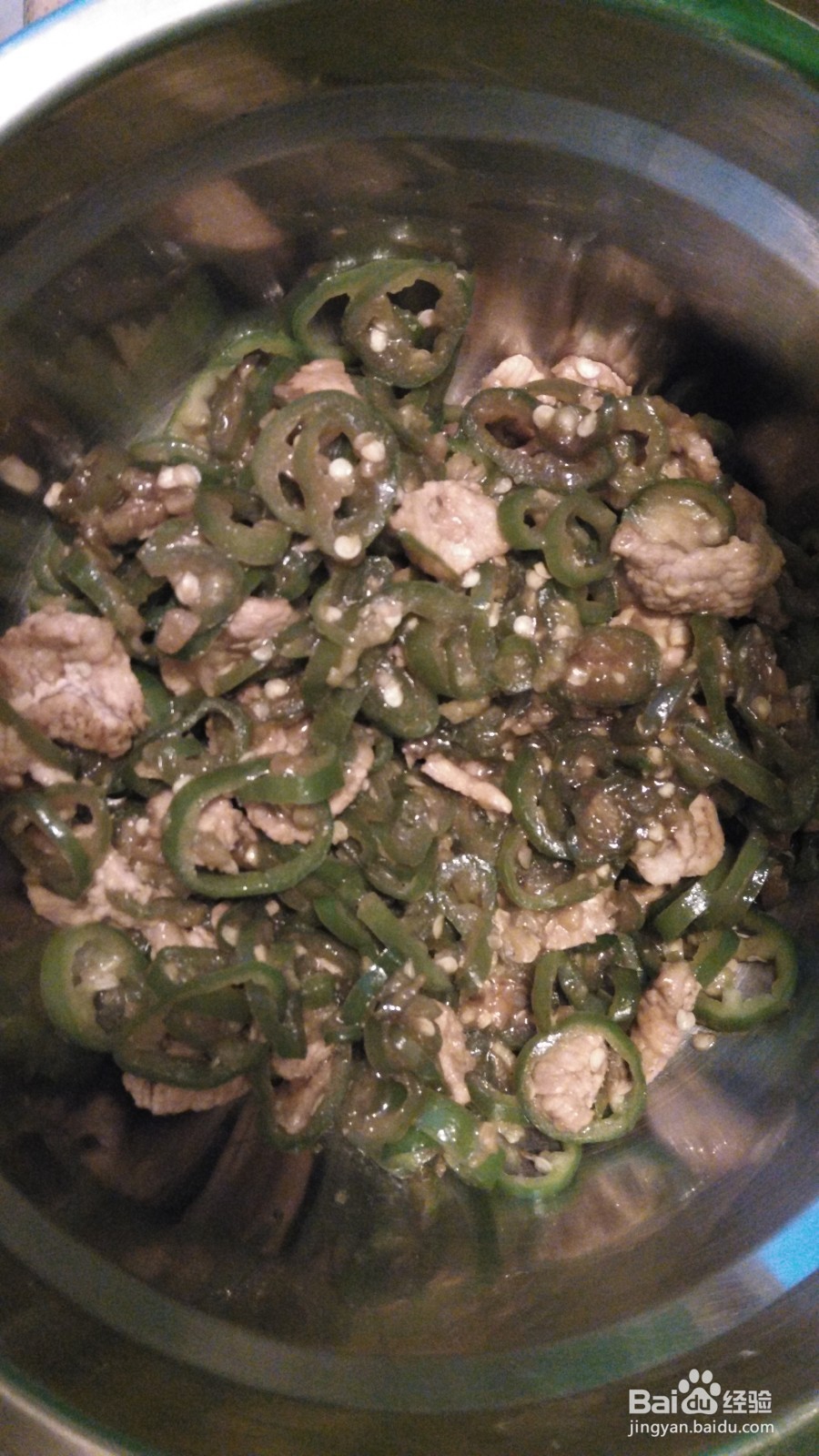 简单的青椒炒肉片