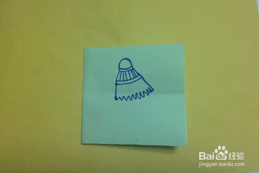 儿童手工画体育用品 羽毛球