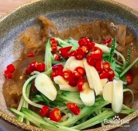 怎么做凉拌海蜇。