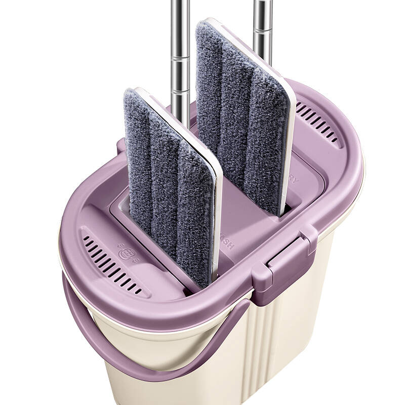 轻松洗涤的免手洗平板拖把榜