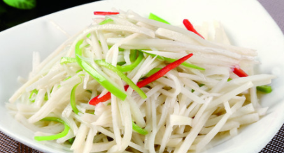 糖醋藕丝的做法