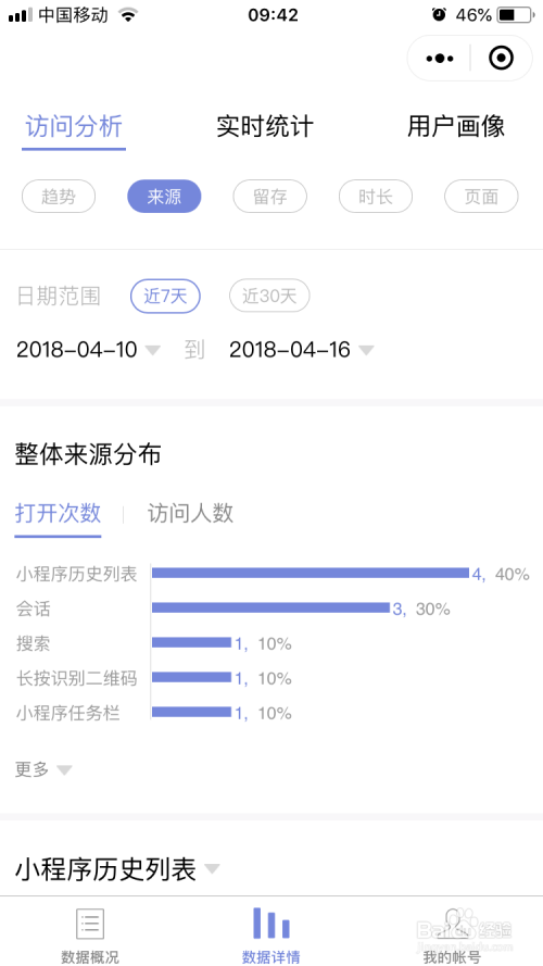 小程序如何进行数据统计和分析
