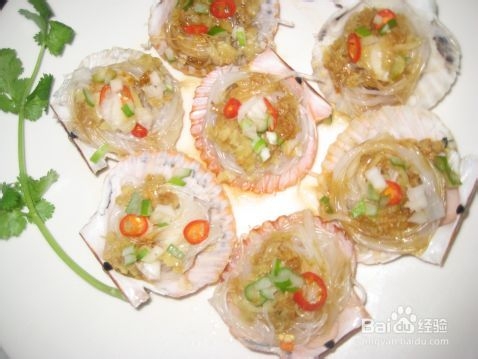扇贝粉丝怎么做--可以在家自制的海鲜菜