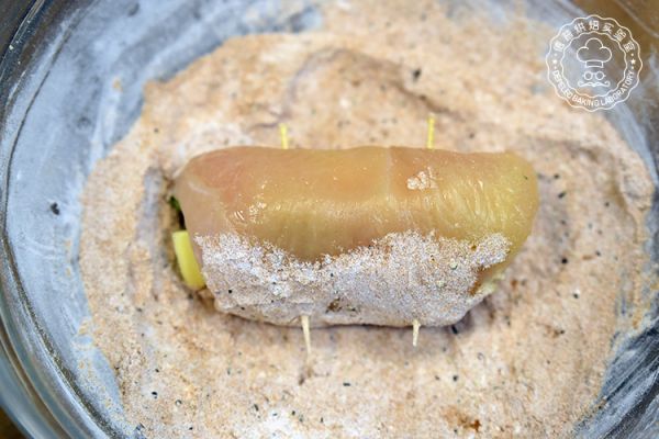 爆浆起司鸡肉卷