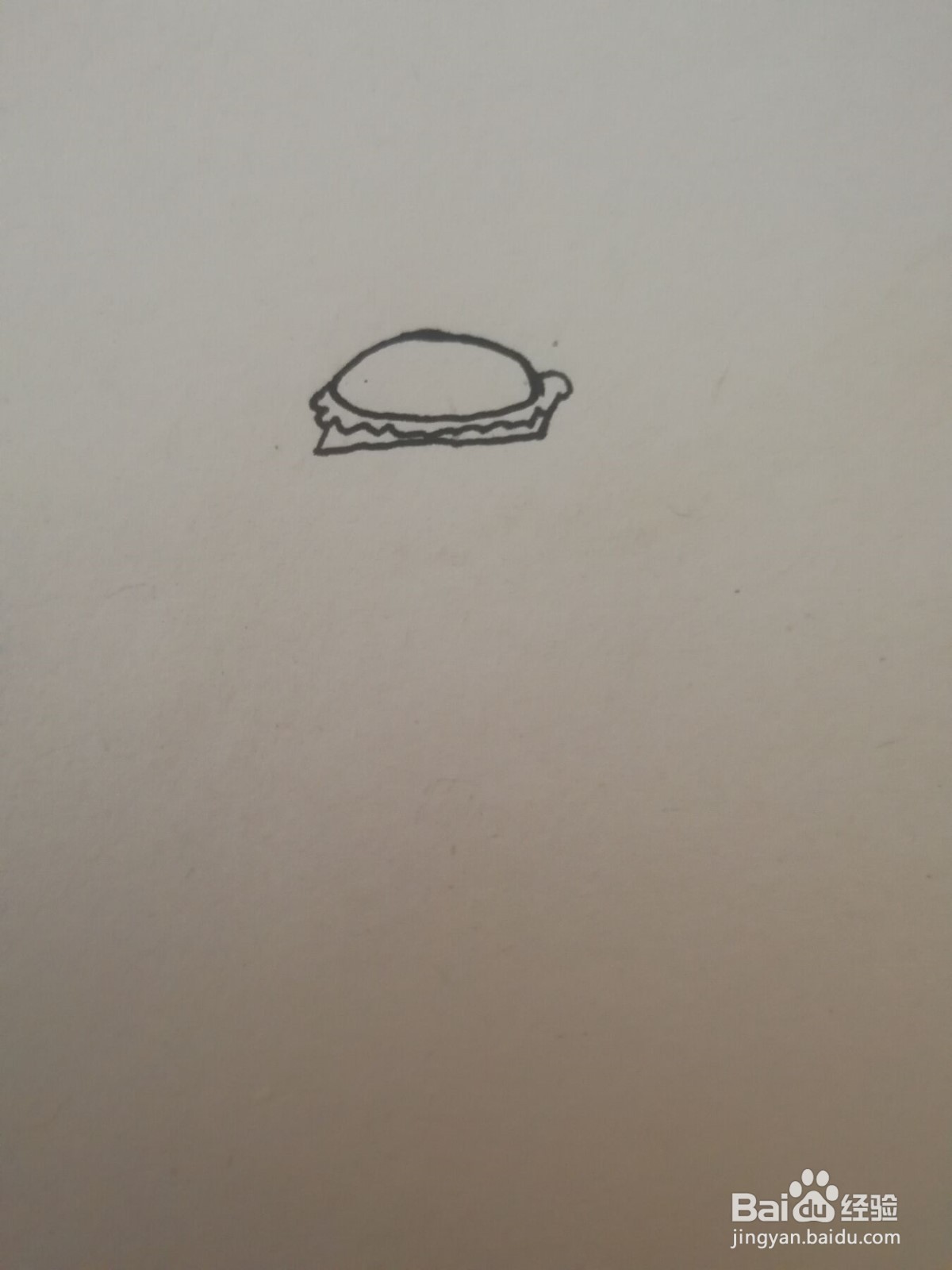 简笔画-汉堡怎么画