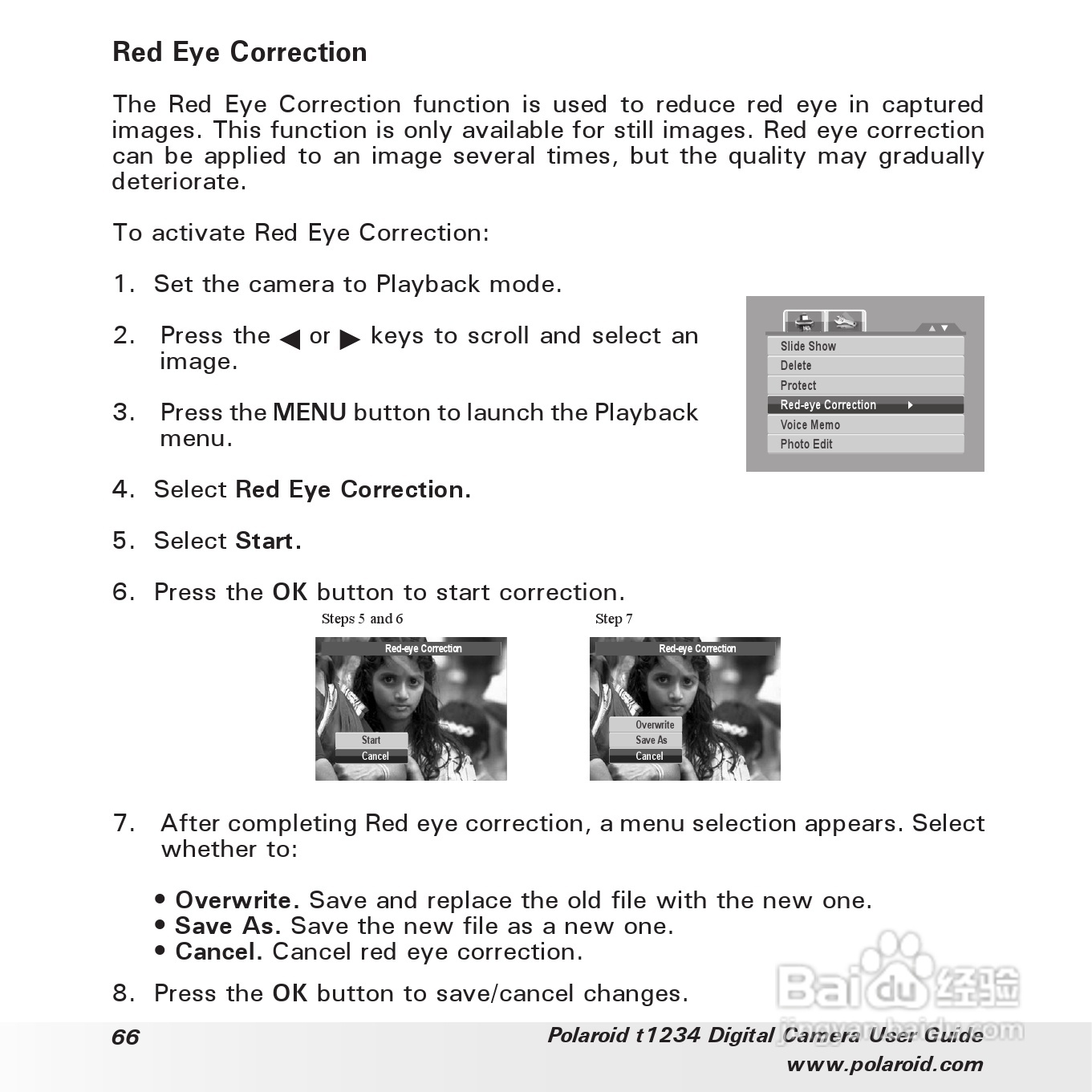 宝丽来Polaroid t1234数码相机使用说明书:[7]