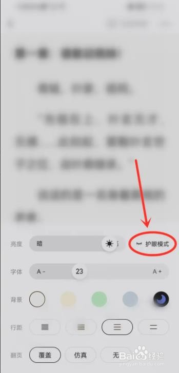 快手免费小说怎么开启护眼模式？