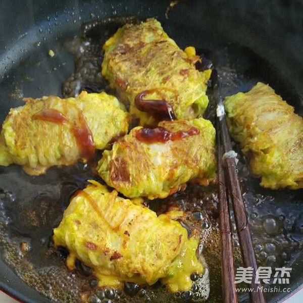 煎酿白菜卷的做法