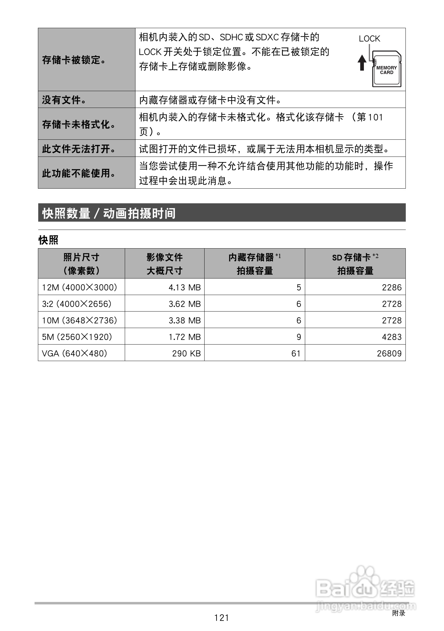 卡西欧EX-TR150数码相机使用说明书:[13]