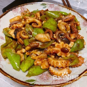 酱爆八爪鱼制作过程