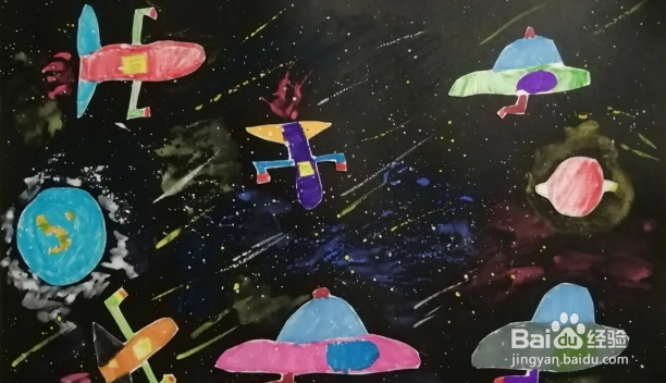 科幻画手抄报简单好看