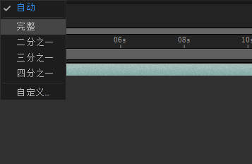 ae2019中如何将视频预览时的分辨率降低