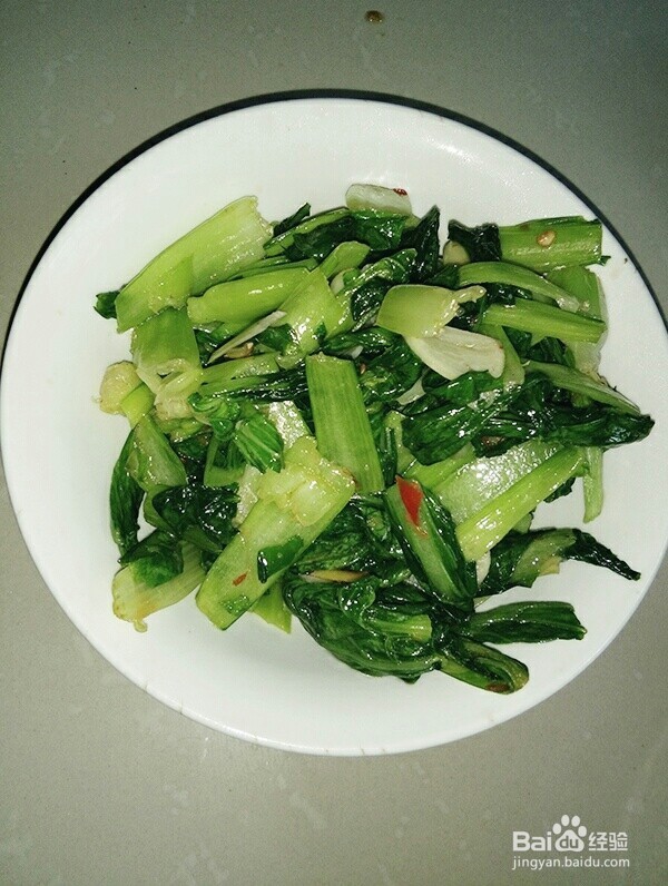 水豆豉蒜蓉炒油青