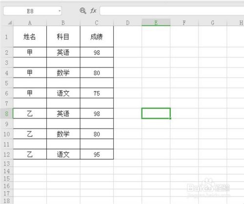 WPS Excel如何隔行插入空行?
