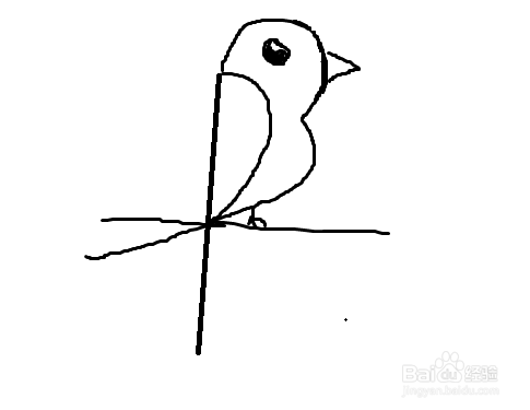 小鸟简笔画怎么画。