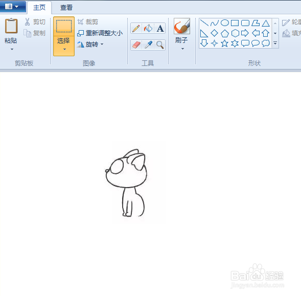 魔女宅急送小猫简笔画2