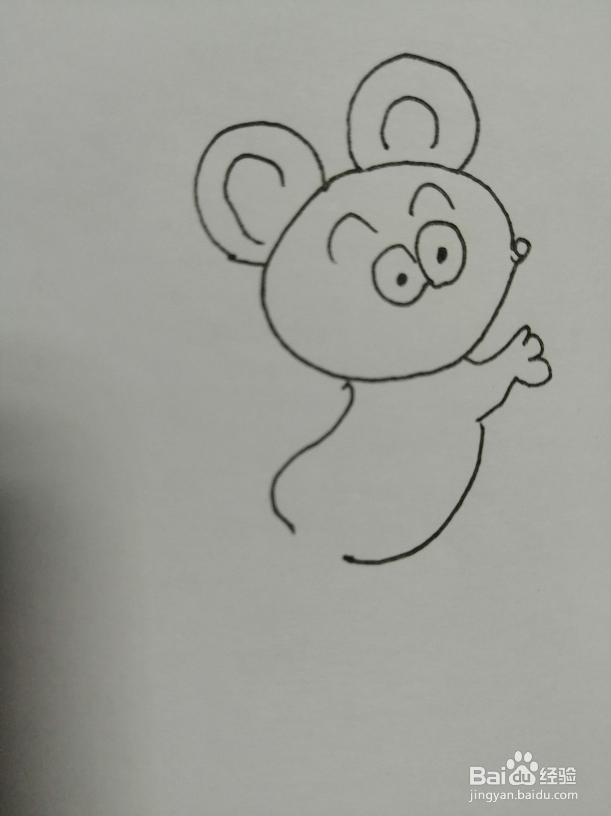 可爱的小老鼠怎么画