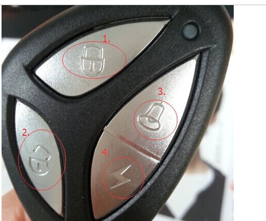 雅迪电动车这个遥控钥匙怎么使用