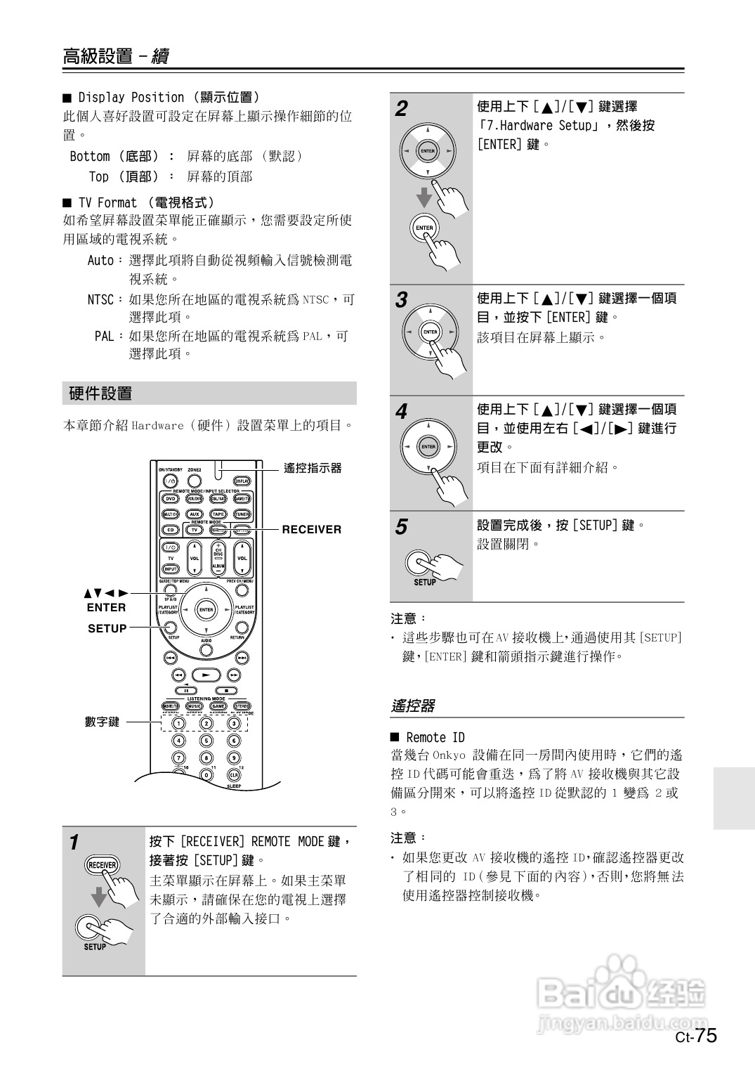 安桥TX-SR606型影音扩大机使用说明书:[4]
