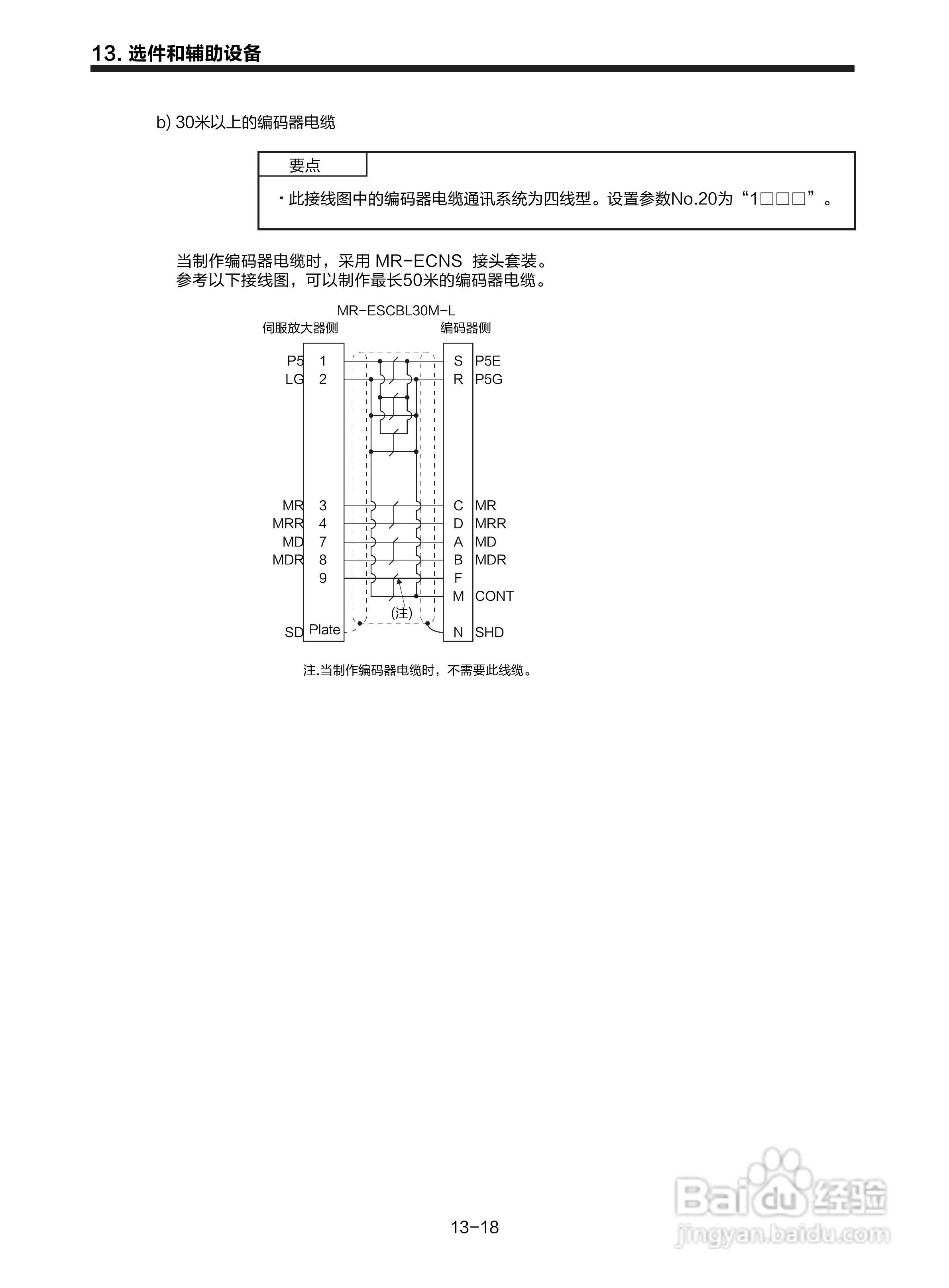 三菱 MR-E-□A-KH003 MR-E-□AG-KH003通用交流伺服接:[20]